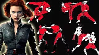 How many fighting styles does Black Widow know in Black Widow (2021) ?