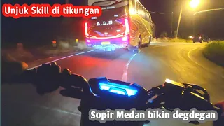 Aksi Sopir Medan Selalu Bikin Greget , Kejar Bus ALS 169