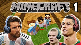 Messi & Ronaldo play MINECRAFT!