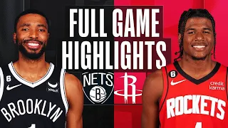 Brooklyn Nets vs. Houston Rockets Full Game Highlights | Mar 7 | 2022-2023 NBA Season