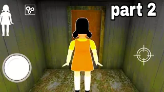 Playing as Squid Game Doll in Granny Chapter Two | Granny 2 Mod Menu #part2