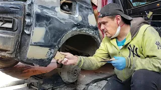 REPAIR OF ROTTED ARCH WING. WITHOUT WELDING YOURSELF !!! Detailed instructions for beginners.