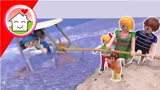 Playmobil Familie Hauser - Ein Tag am Strand - Geschichte mit Anna und Lena