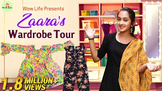 Wow Life Presents Zaara’s Wardrobe Tour | Wardrobe Organization Ideas #wowlifezaara #wardrobetour