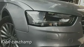 AUDI A4 HEADLIGHT GLASS CHANGE