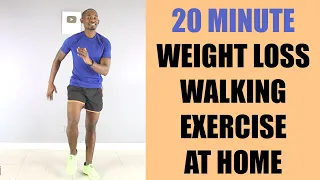 20 Minute Weight Loss Walking Exercise at Home/ Walk to The Beat Workout 🔥 200 Calories 🔥