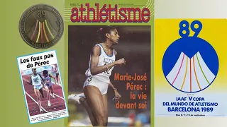 Marie-Jo Pérec 400m Coupe du monde 1989 + interview et reportage François Pépin