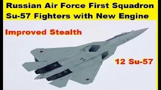 Russian Air Force Getting Its First Squadron Of 12 Su-57 Fifth Gen Fighters