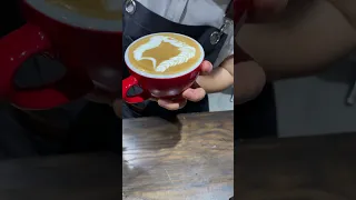 flag 🇻🇳 #barista #coffeelover #latteart #shotviralvideo #latteartist #trainer #art