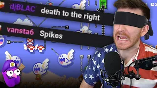 Blindfolded Mario Maker, and Twitch Chat has to guide me (VOD)