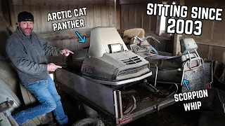 We Bought 2 Abandoned Snowmobiles, Will They Run after 20 YEARS??