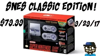 PREORDER NOW SNES CLASSIC EDITION CONFIRMED! STAR FOX 2! EARTHBOUND! FINAL FANTASY 3!