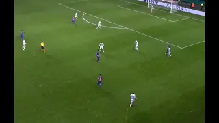 Messi's deadly feint Vs Scott Brown