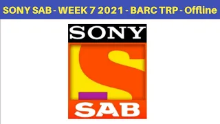 Sony SAB - Week 7,2021 TRP | BARC TRP Offline