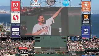 San Francisco Giants 2012 World Series Champions Reunion Ceremony Oracle Park San Francisco 8/13/22