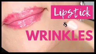 HOW TO: Stop Lipstick/Lipgloss Bleeding Into LIP WRINKLES. Best for MATURE SKIN & LIPS - Lip Primer