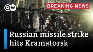 Ukraine: Deadly missile strike in Kramatorsk | DW News