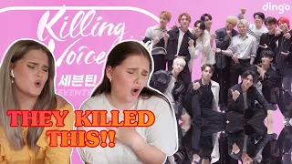 Triplets REACTS to SEVENTEEN (세븐틴) - KILLING VOICE!! 박수, 예쁘다, 울고 싶지 않아, A-TEEN, HOT, 아낀다, 어쩌나 etc..