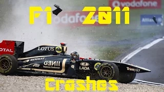 F1 2011 crashes