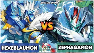 Digimon Rumble EX7 Hexeblaumon vs Zephagamon