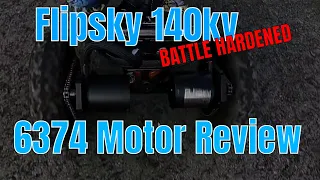 Flipsky 140KV Battle Hardened 6374 Motor Review!! - 18s Chain Drive Bro96 Build