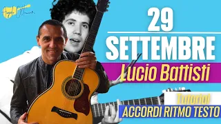 29 Settembre - Battisti - Equipe 84 - Chitarra - Facile