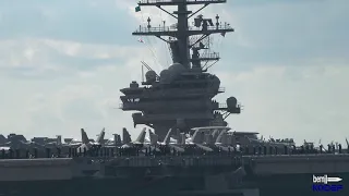 [BEMIL 현장취재]미 항공모함, 이지스함의 위용! 국제관함식에 참가한 미 해군