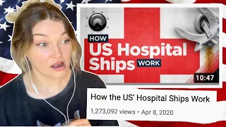 New Zealand Girl Reacts to HOW USA HOSPITAL SHIPS WORK 🇺🇸⚓️🚢