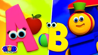 Боб в поезде - фонетическая песня | Образовательный мультфильм | детский сад | Музыка для детей