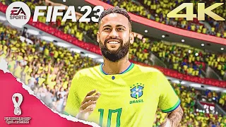 FIFA 23 - Brazil vs Ecuador  FIFA World Cup Semi Final Match Ultimate Difficulty PS5™ [4K60]