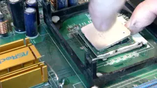 скальпирование процессора Intel - без тисков