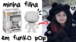 TRANSFORMEI MINHA FILHA HELENA EM FUNKO POP - ELA SE EMOCIONOU ❤️