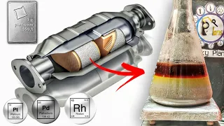 Extract Palladium and platinum from car CATALYTIC CONVERTERS