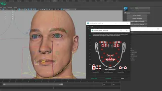 Maya face rig script