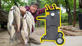 Limit Out White Bass Fishing & NEW Awesome Fish Fryer!