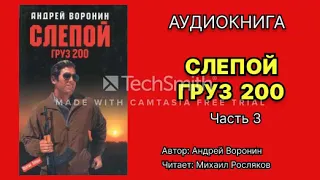 Андрей Воронин. Слепой. Груз 200. Часть 3. Читает: Михаил Росляков. Аудиокнига. Боевик.