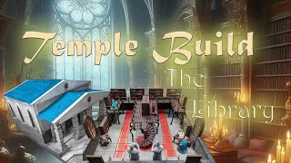 Building a Temple Terrain for Dungeons & Dragons - Part II - The Library