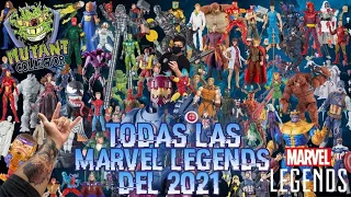 Todas Las Marvel Legends del 2021 Video 2022 | All 2021 Hasbro  Marvel Legends Figures!