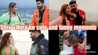 PART 1:Shiv×Nyra ke Cute and funny moments in khatron ke Khiladi🤗❤️🤘 #kkk13 #shivthakare @colorstv