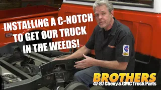 Chevy & GMC Truck C-Notch Installation / Axle Clearance for Lowered Pickups!