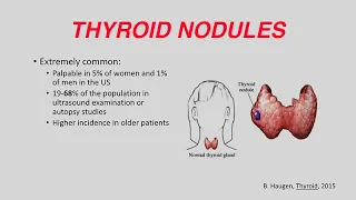 Thyroid Nodules - Cancer Risk Factors and Radiation Exposure (Chernobyl, Fukushima)