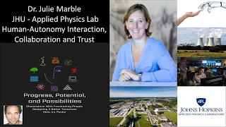 Dr. Julie Marble - JHU Applied Physics Lab - Human-Autonomy Interaction, Collaboration and Trust