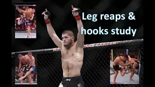 Leg trip takedowns of Khabib Nurmagomedov