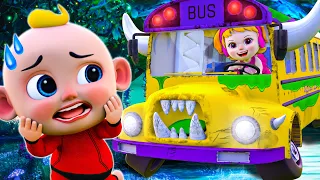 The Wheel On School Bus Song 👶🏻🚦| Simple Kid Songs 🚍| New ✨ Nursery Rhymes for Kids