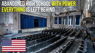 ABANDONED | High school with power | EVERYTHING LEFT BEHIND