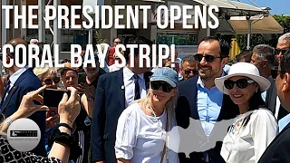 Coral Bay Strip Opened By The President!
