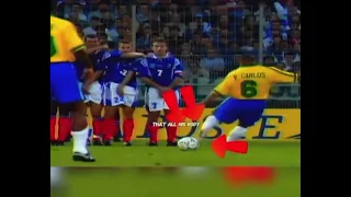 Even Zidane was scared from Roberto Carlos free kick