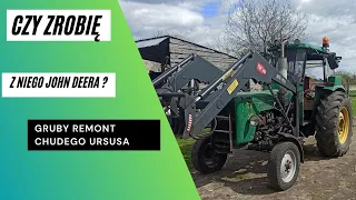 Gruby remont chudego Ursusa 🚜 🚜 Kozy zadowolone i robota zrobiona.