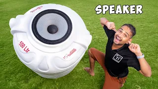 DJ Speaker In Water Tank - तबाही!!!