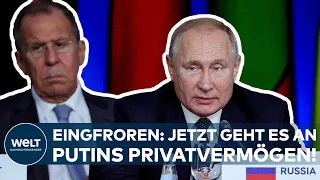 KRIEG IN DER UKRAINE: EU will Vermögen von Wladimir Putin und Sergej Lawrow einfrieren I EILMELDUNG